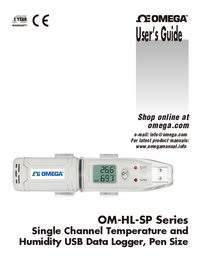 Thumbnail of document Manual - OM-HL Pen Size Temperature & Humidity USB Data Logger w/Display